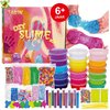 foto van MD Creations ® - slijmset - slime - slime voor kinderen - kristalhelder slijm- Speelslijm - putty - fluffy slijm - slijm maken - slijm