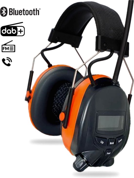 Gehoorbescherming met Radio - DAB+ - Oorbeschermers met Bluetooth en AUDIO  ingang -... | bol.com