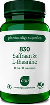 AOV 830 Saffraan & L-theanine 30 vegacapsules