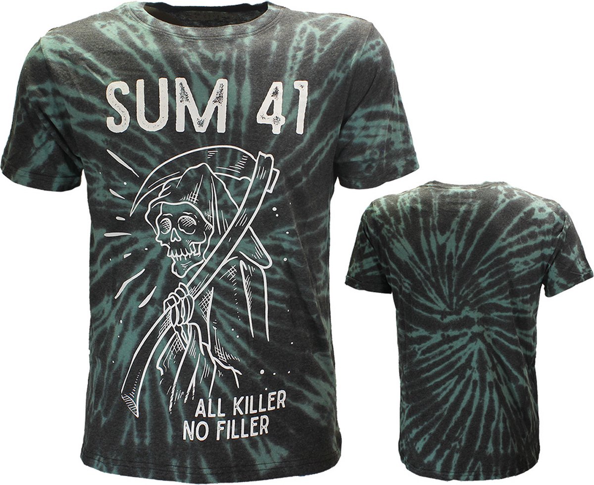 Sum 41 Reaper Dip Dye T-Shirt - Officiële Merchandise - XXL