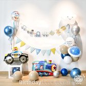 Leo's Party Politieauto en Trein Ballonnen set - Verjaardag versiering - Feestversiering - Verjaardag Decoratie - Feestpakket