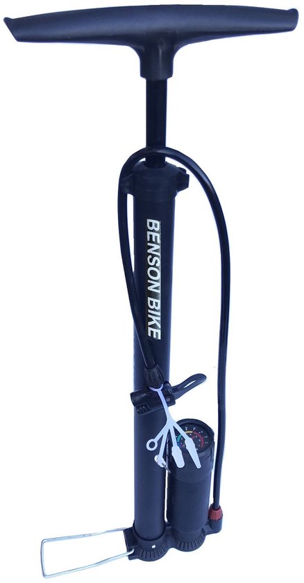 Benson Aluminium Fietspomp met meter