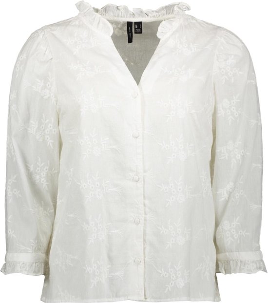 Vilania Button 3 4 Shirt Feather Gray