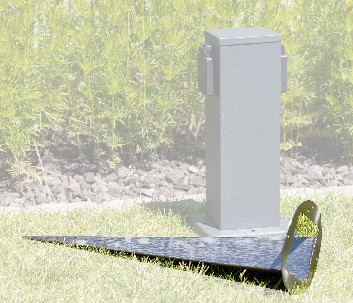 Buiten tuin zuil met stopcontacten 2000W/230V IP44