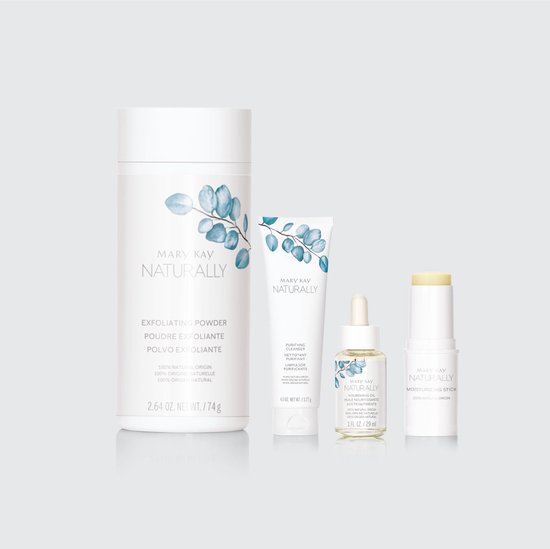 Mary Kay set Naturally Cleanser + Nourishing Oil + Moisturizing Stick