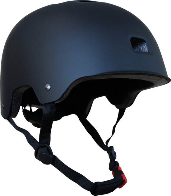 5. GOOFF® Skate Snorscooter helm | 14x ventilatie | matzwart | lichtgewicht (M)