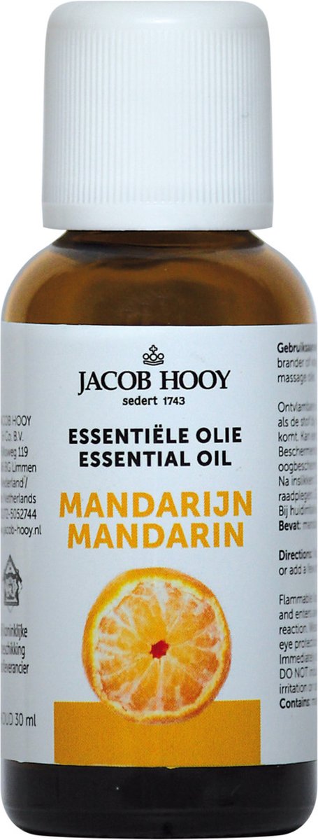 Goedkoopste Jacob Hooy Mandarijn - 30 ml - Etherische Olie