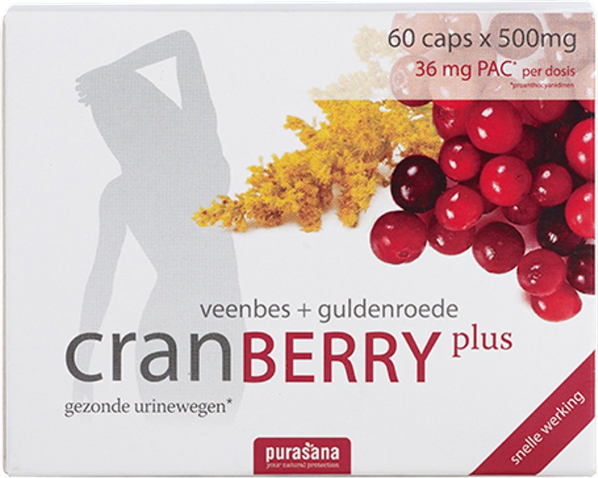 Goedkoopste Purasana Cranberry plus 60 Capsules