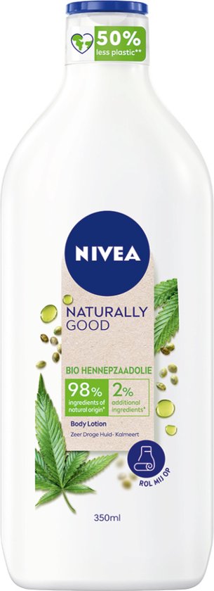 NIVEA Naturally Good Bio Hennepzaadolie body Lotion - 350 ML