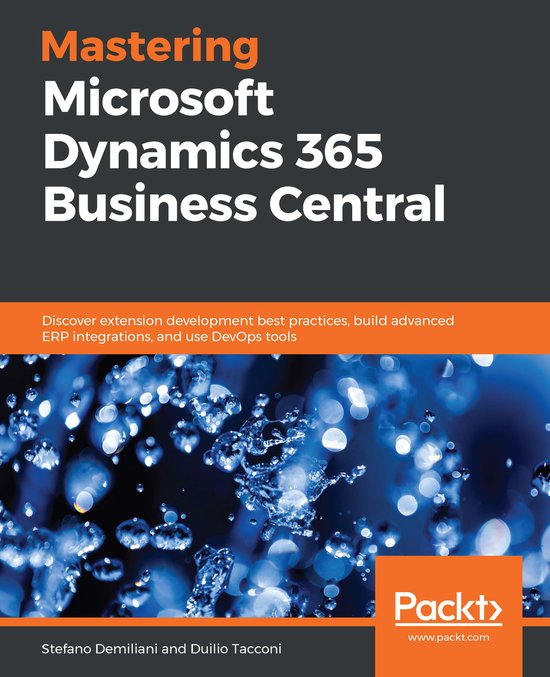 Mastering Microsoft Dynamics 365 Business Central - cover