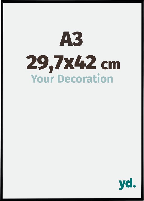 Cadre Photo Your Decoration Evry - 29,7x42cm - Zwart Mat - A3