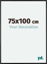 Your Decoration - Fotolijst 75x100 cm - Kunststof - Zwart Mat - Evry