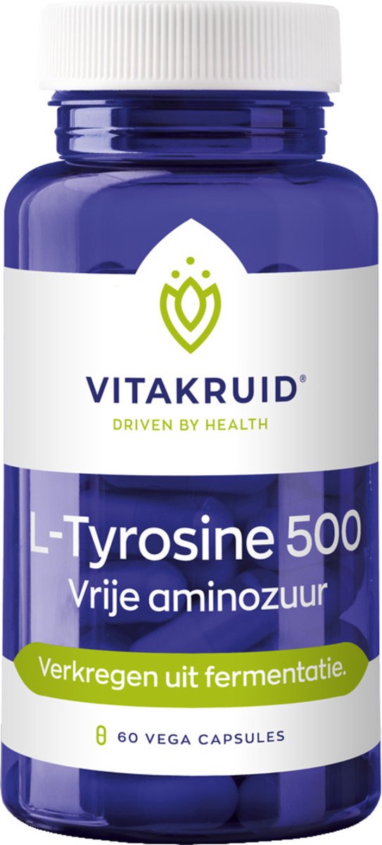 Vitakruid L-Tyrosine 500 60 vegicaps - Vitakruid