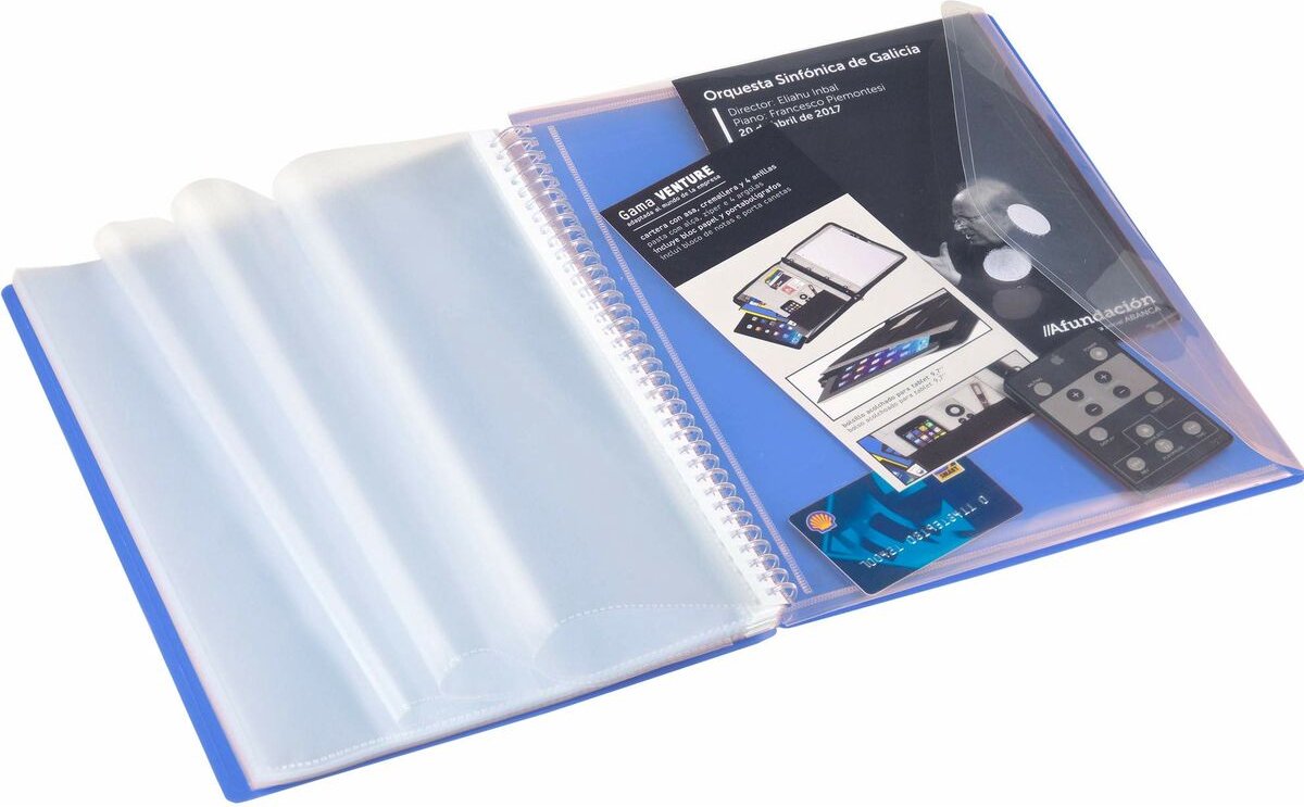 Organiser Map Carchivo Archivex-Star Blauw A4 Spiraal