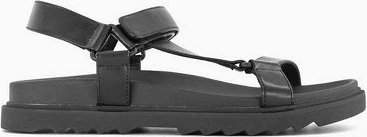 oxmox Zwarte chunky sandaal - Maat 37