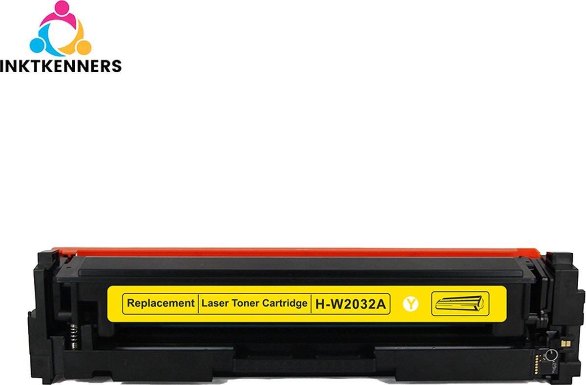 Laser toner cartridges Geschikt voor HP (415X) (zonder chip) W2032X Geel | Geschikt voor HP Color Laserjet Pro MFP M454DN, M454DW, M454NW, M454FW, M479DN, M479DW, M479FDN, M479FDW en M479FNW