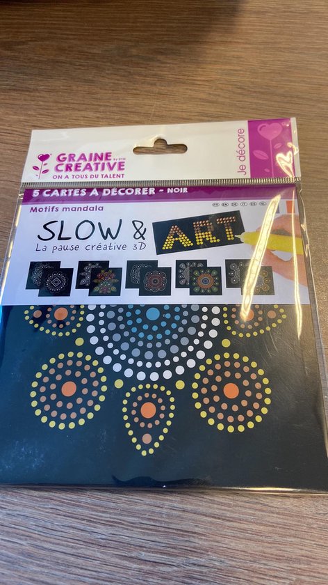 Peinture 3D Slow & Art - or nacré