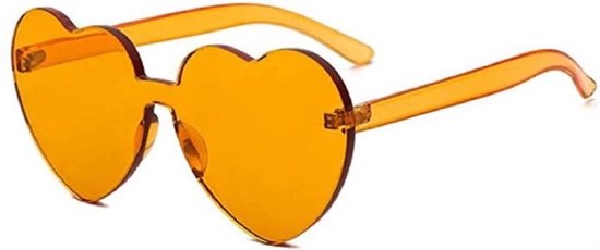 Trend today® - Zonnebril Hartjes Oranje - Sunglasses Orange - Festival -  Feest... | bol.com