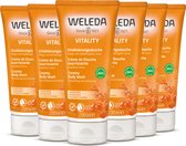 WELEDA - Duindoorn Vitality Douchecrème - Voordeelverpakking - 6x200ml - 100% natuurlijk