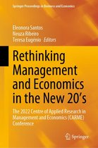 Springer Proceedings in Business and Economics - Rethinking Management and Economics in the New 20’s
