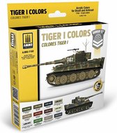 AMMO MIG 7182 Tiger I Colors - Acryl Set Verf set