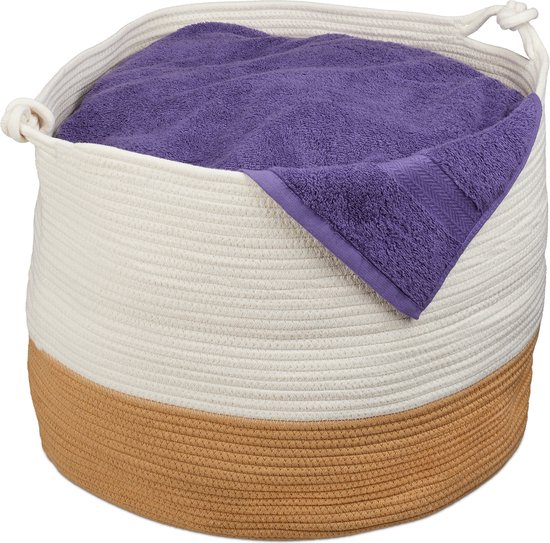 QUVIO Wasmand met handvaten - Inhoud 43 Liter
