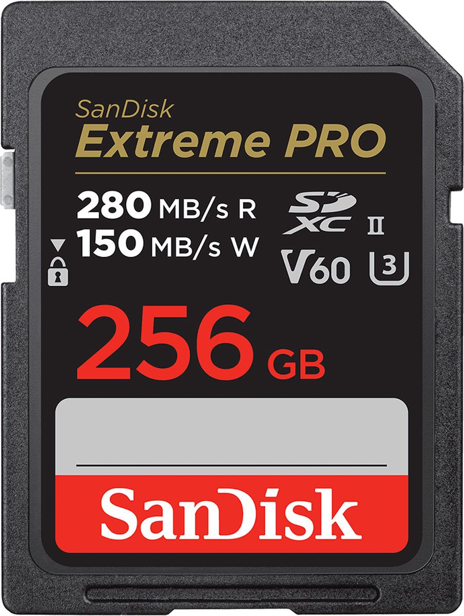 SanDisk Extreme PRO 256GB SDXC Geheugenkaart