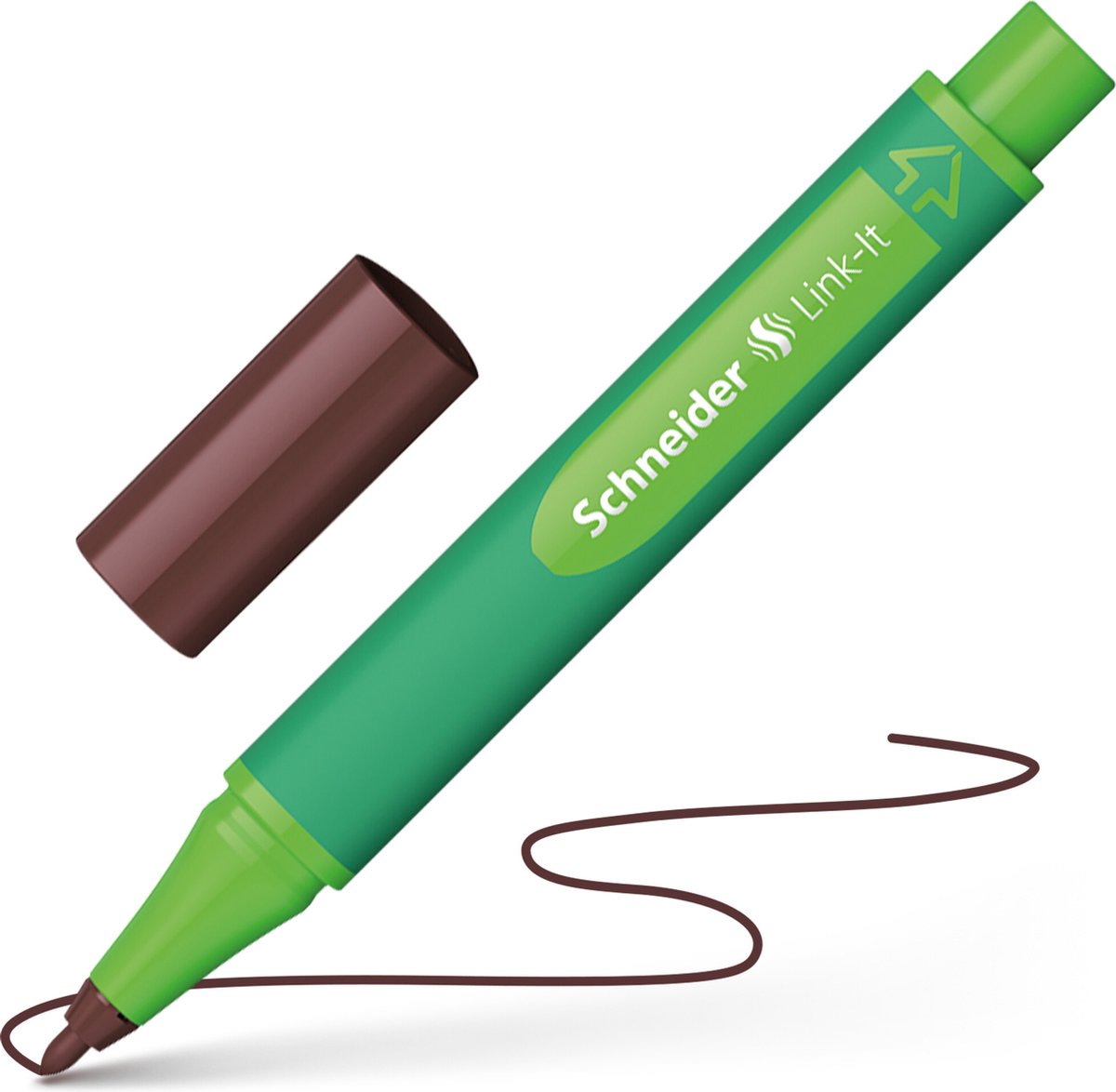 Schneider viltstift - Link-It - lijnbreedte 1,0mm - topaz-brown - S-192018