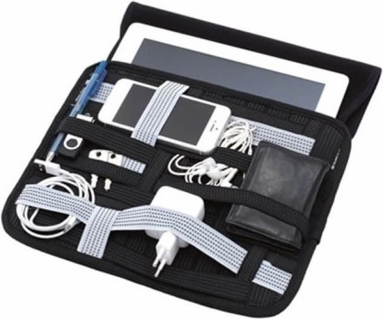 Easy Camp Gadget Organizer with Tablet Cover, zwart