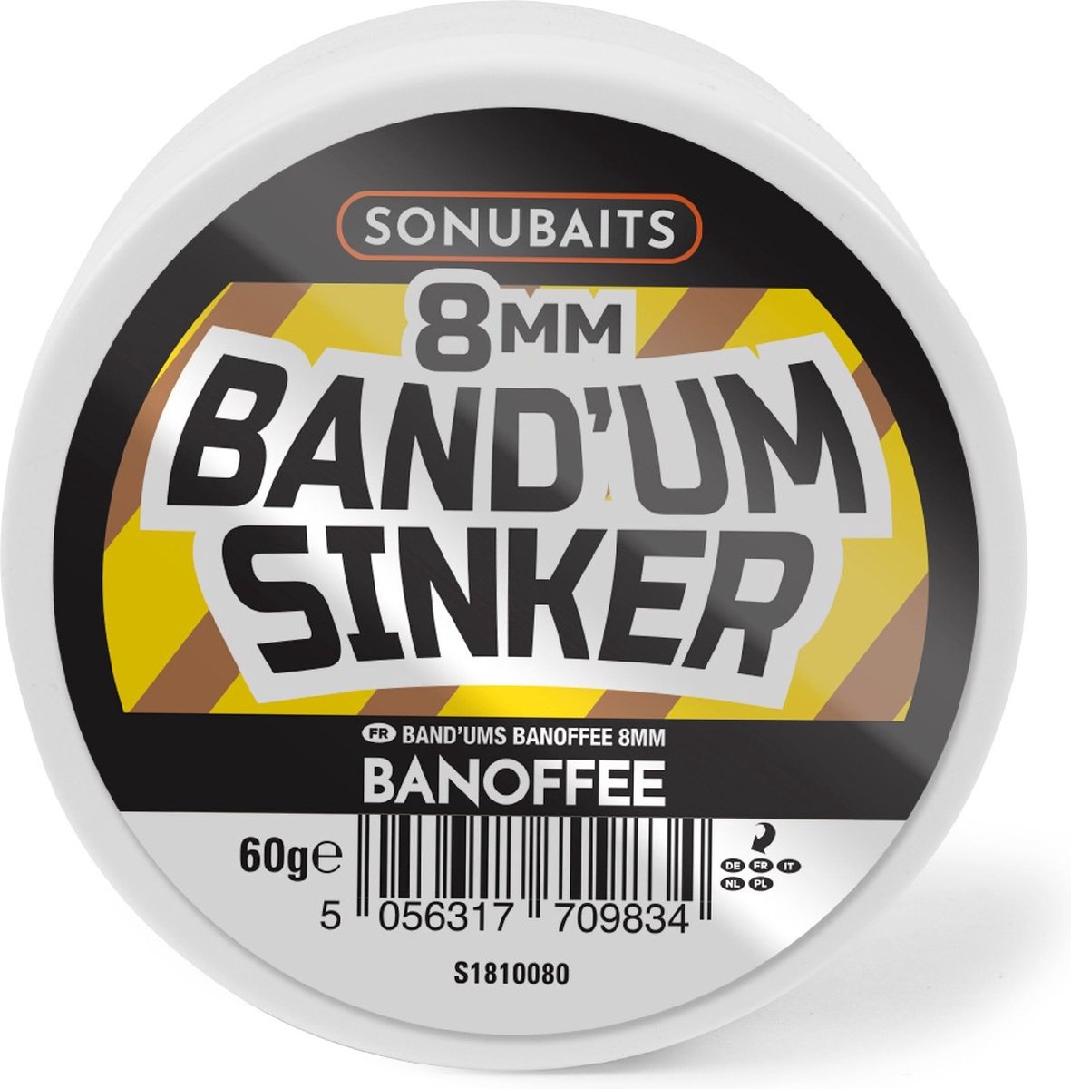Sonubaits Band'um Sinker 8mm - Smaak : Banoffee