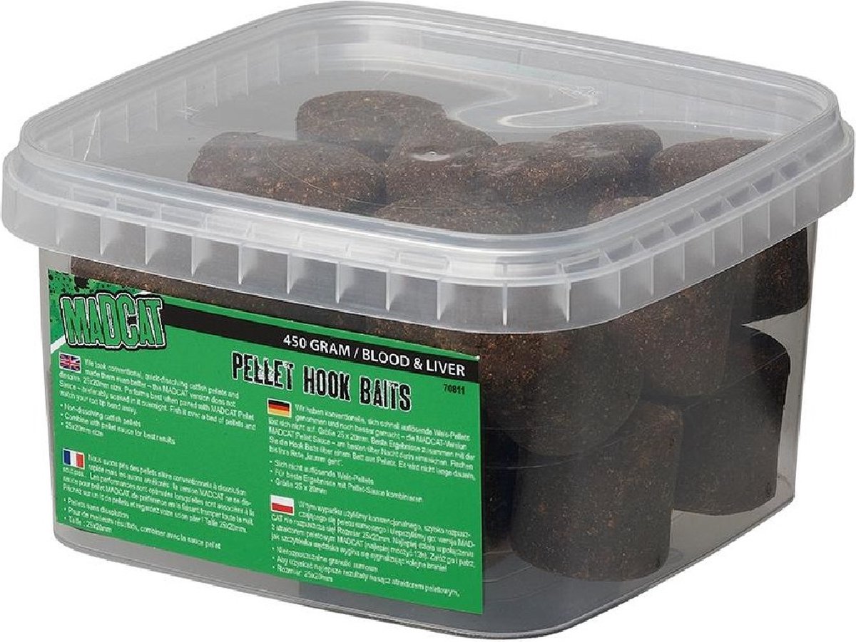 Madcat Hook Bait | 25mm | 450g 25mm Blood & Liver