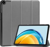 Tablet hoes geschikt voor Huawei MatePad SE 10.4 Inch - Tri-Fold Book Case - Grijs
