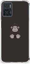 Smartphone hoesje Motorola Moto E22 | E22i Hoesje Bumper met transparante rand Gorilla