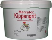 Mercator Kippengrit 3 kg - 100% Natuurlijk Calciumrijk Grit voor Sterke Eierschalen en Gezonde Kippen