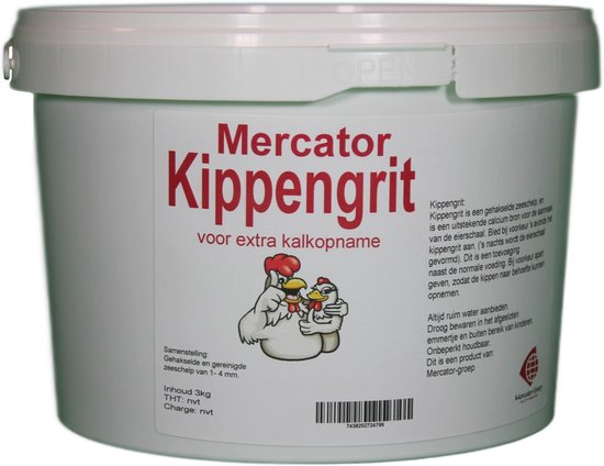 Mercator Kippengrit - Kalk en ei - Kippen - 3 kilo