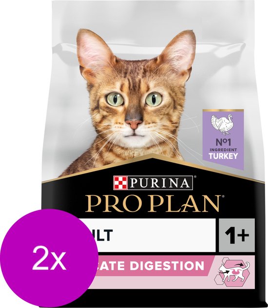 Pro Plan Cat Adult Delicate Dinde Riz Nourriture pour chat