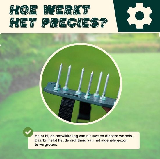 Talen Tools - Gazonpriksandalen - Beluchtingssandalen - Verstelbaar — afbeelding 3