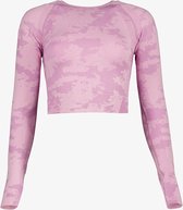 Osaga cropped dames sportshirt roze - Maat XL