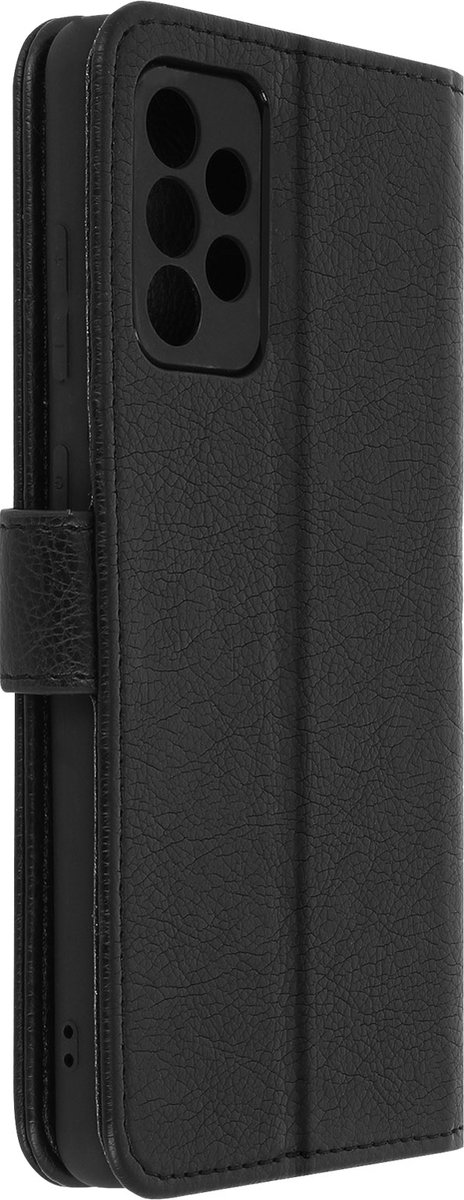 Geschikt voor Samsung Galaxy A72 Bookcover Video Support Functie zwart