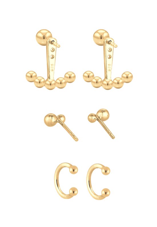 Elli Orecchini Donna Set Di Auricolari Geo Basic Minimal – Argento 925 Fatto A Mano