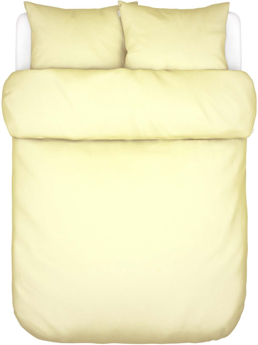 MARC O'POLO Tove Dekbedovertrek Pale Yellow - Tweepersoons – 200x200/220 cm