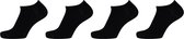 Chaussettes Chaussettes basses enfants coton bio - Pack de 4 - Zwart - Taille 27/30 - Chaussettes enfants filles - Chaussettes Chaussettes basses enfants - Chaussettes enfants garçons - Apollo