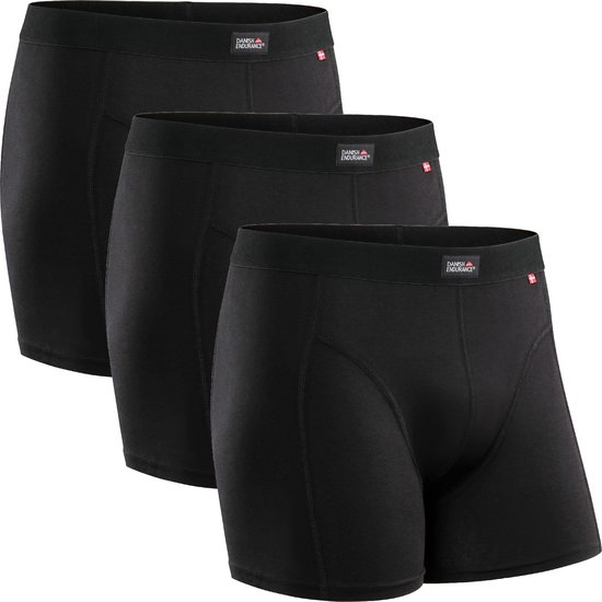 DANISH ENDURANCE Boxers en Katoen doux Sous-vêtements pour hommes - 3 paires - Taille XL