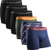 DANISH ENDURANCE Boxers en Katoen doux Sous-vêtements pour hommes - 6 paires - Taille XXL