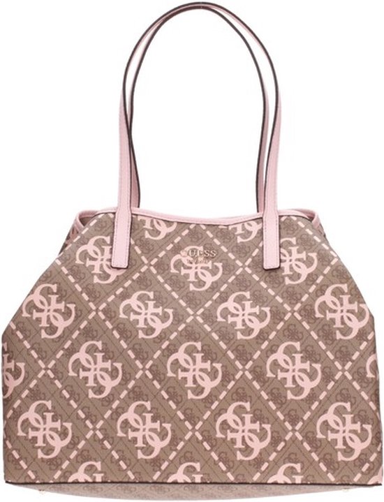 Guess Vikky Large Tote Tas Dames Roze - Maat: One size