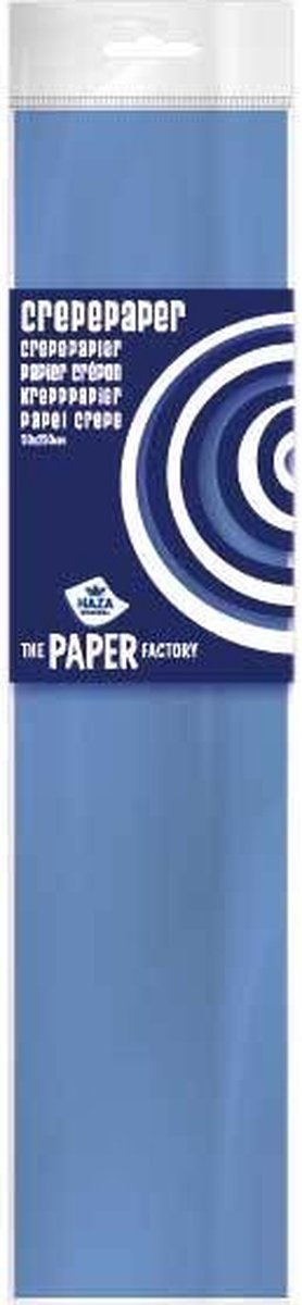 Crepe Papier Blauw (20+ kleuren) - Crepepapier t.b.v. maken slingers / pompoms / bloemen etc. - Gekleurd Papier Knutselen - Knutselpapier - Crepe Papier Blauw