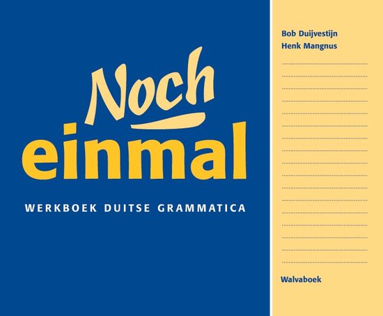 Noch Einmal Duitse grammatica Werkboek | 9789066753150 | Bob