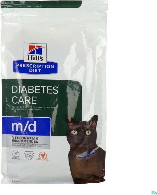 Hill's Prescription Diet - M/D - Weight Loss Diabetic - Kattenvoer - 1.5 kg