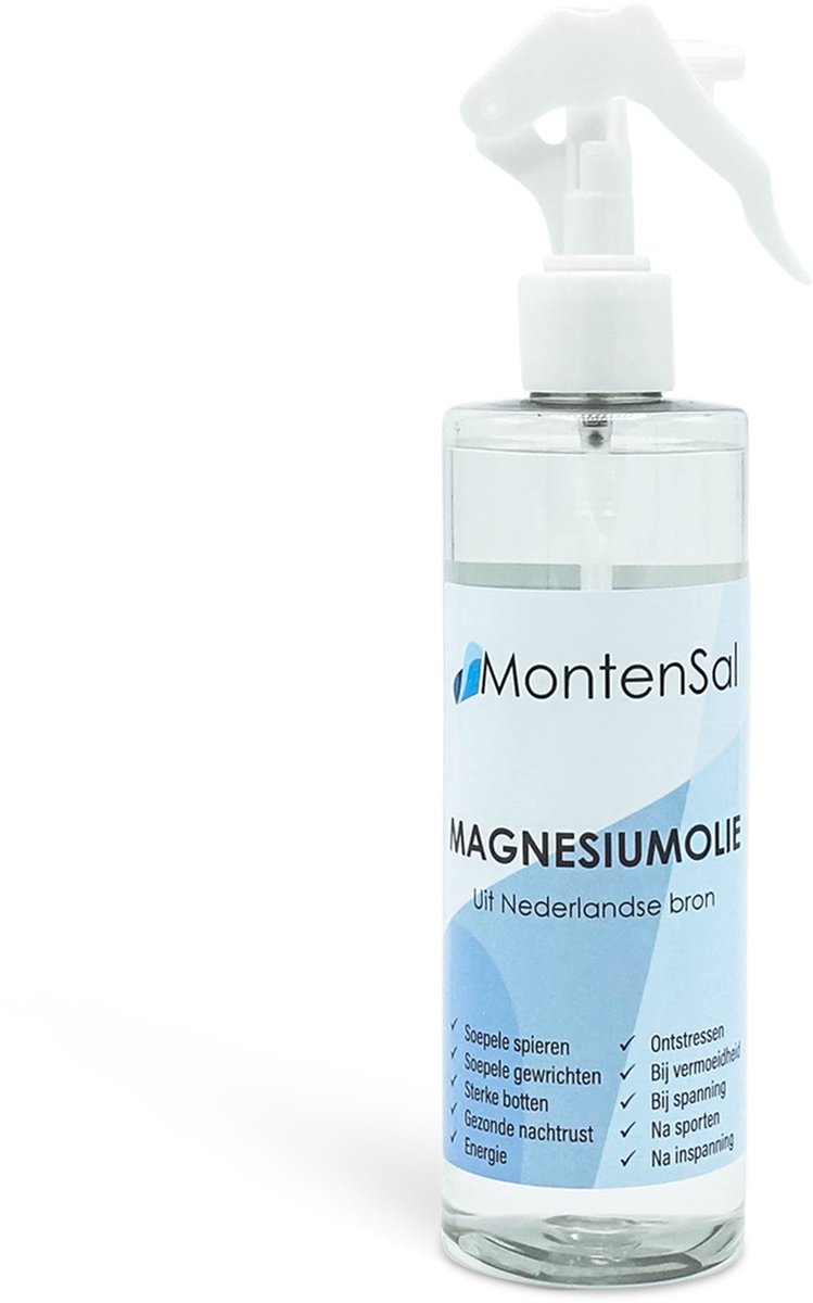 MontenSal - Magnesium Olie - Uit Nederlandse Bron - 300 ml