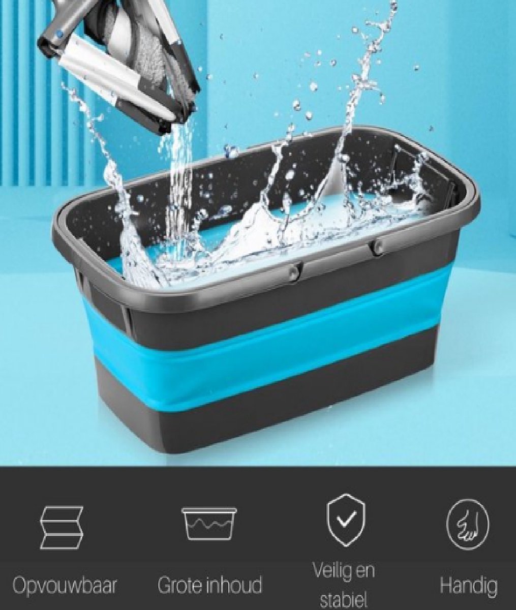 10L Seau En Plastique Pliable, Contenant Pour L'eau Potable, Seau Portable Pour La Randonnée Et La Pêche (Gris) - Maison